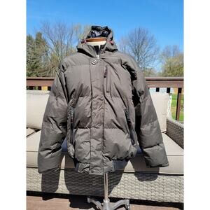 J. Whistler Puffer Coat Mens Size X Dark Gray Full Zip